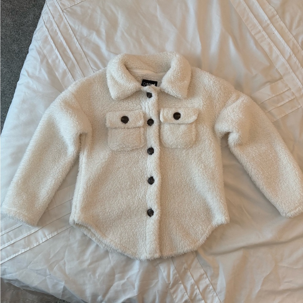 Little girls white jacket